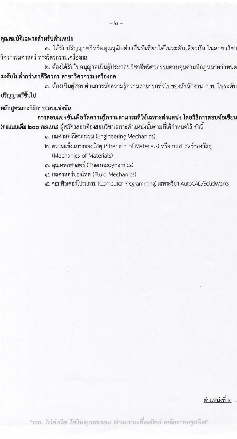 กรมทางหลวงชนบท รับสมัครสอบแข่งขันเพื่อบรรจุและแต่งตั้งบุคคลเข้ารับราชการ จำนวน 6 ตำแหน่ง ครั้งแรก 46 อัตรา (วุฒิ ปวส.หรือเทียบเท่า ป.ตรี) รับสมัครสอบทางอินเทอร์เน็ต ตั้งแต่วันที่ 3-27 มี.ค. 2566