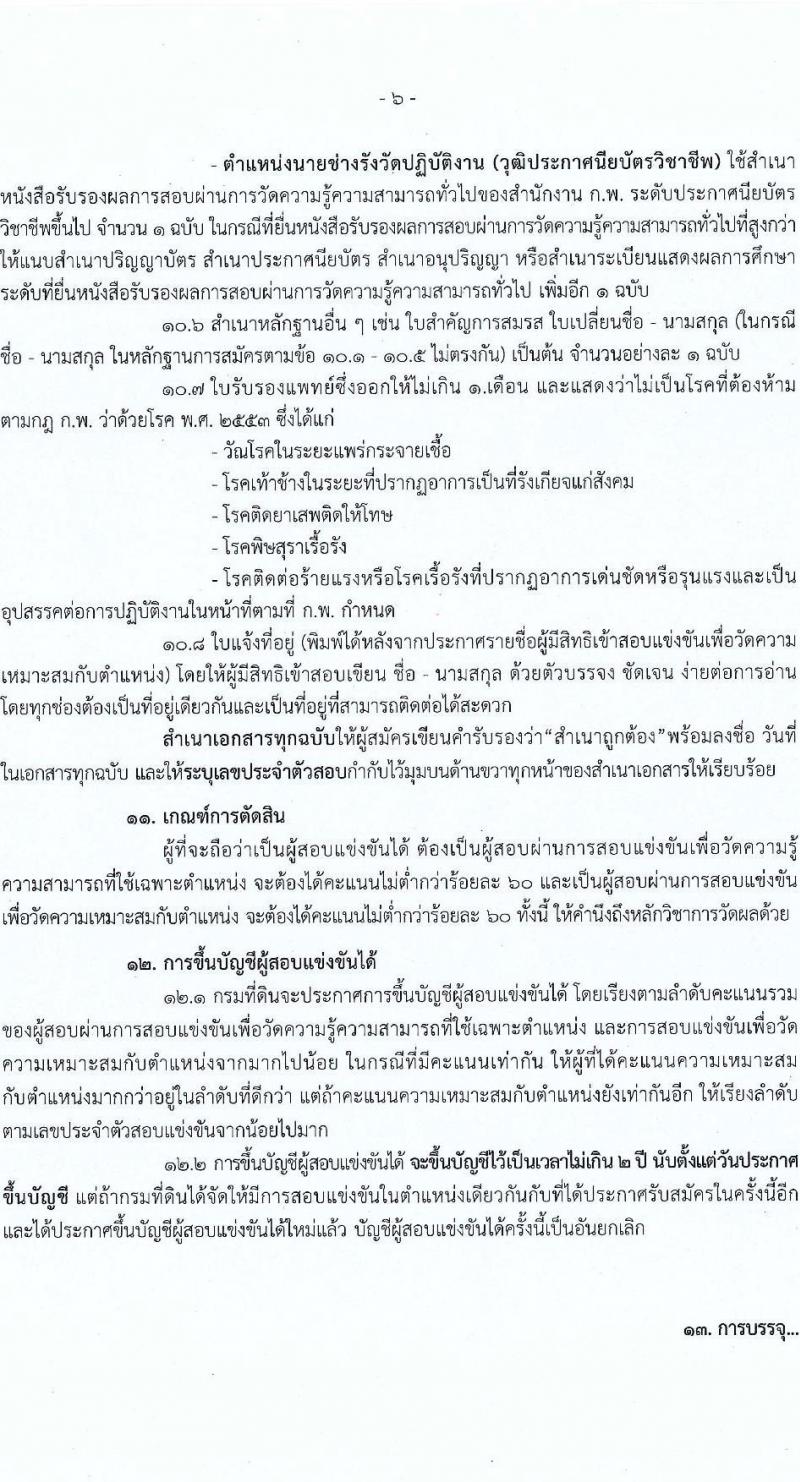 กรมที่ดิน รับสมัครสอบแข่งขันเพื่อบรรจุและแต่งตั้งบุคคลเข้ารับราชการ จำนวน 3 ตำแหน่ง ครั้งแรก 167 อัตรา (วุฒิ ปวท. ปวส.หรือเทียบเท่า ป.ตรี) รับสมัครสอบทางอินเทอร์เน็ต ตั้งแต่วันที่ 10-30 มี.ค. 2566