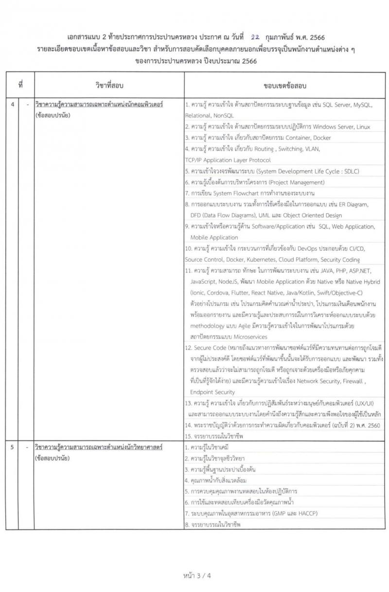 การประปานครหลวง รับสมัครสอบคัดเลือกบุคคลภายนอกเพื่อบรรจุเป็นพนักงาน จำนวน 4 ตำแหน่ง ครั้งแรก 6 อัตรา (วุฒิ ป.ตรี) รับสมัครสอบทางอินเทอร์เน็ต ตั้งแต่วันที่ 14-27 มี.ค. 2566