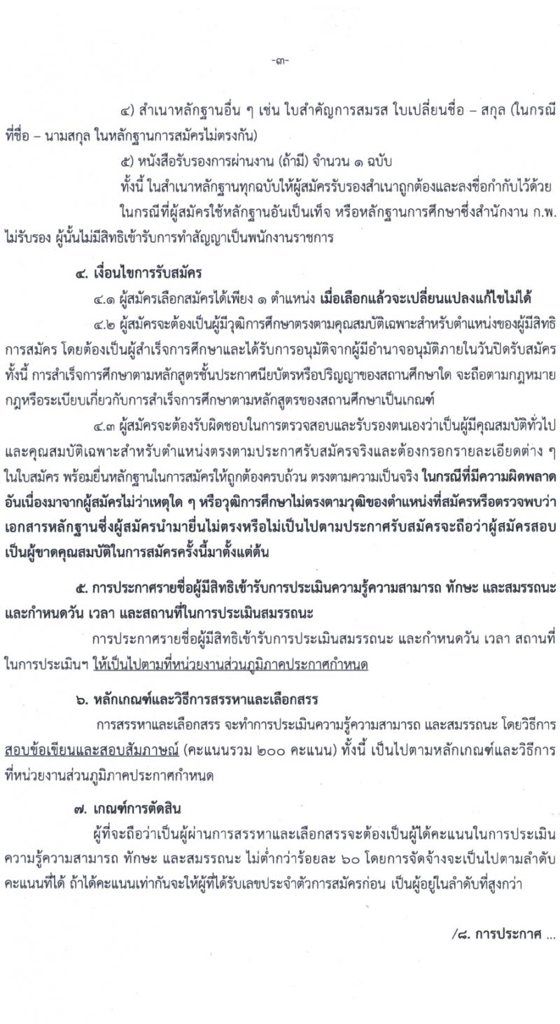 กรมกิจการสตรีและสถาบันครอบครัว รับสมัครบุคคลเพื่อสรรหาและเลือกสรรเป็นพนักงานราชการทั่วไป (ส่วนภูมิภาค) จำนวน 50 อัตรา (วุฒิ ม.ปลาย ปวช. ปวส. ป.ตรี) รับสมัครสอบทางไปรษณีย์ด่วนพิเศษ (EMS) ตั้งแต่วันที่ 3-10 เม.ย. 2566