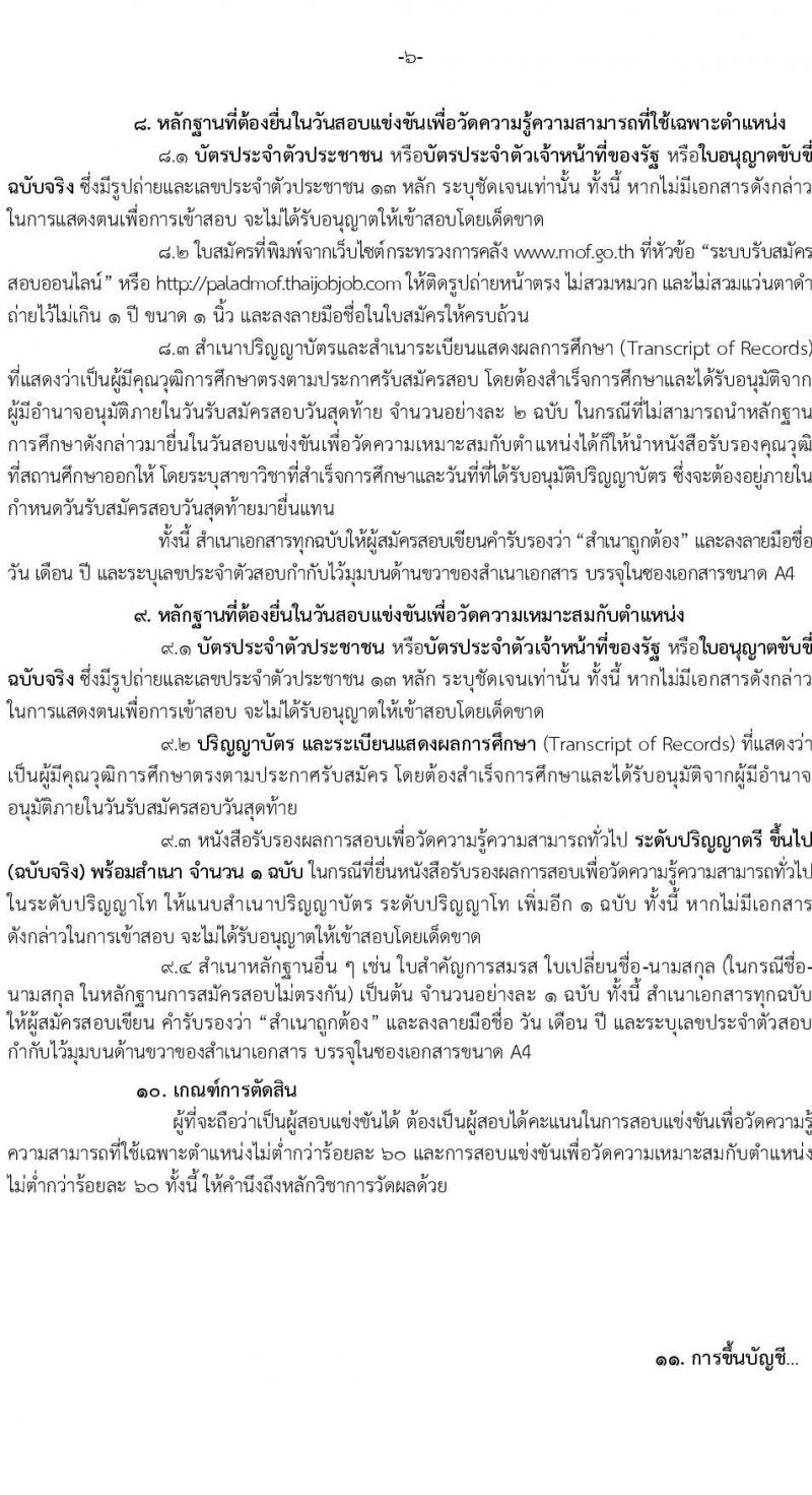 สำนักงานปลัดกระทรวงการคลัง รับสมัครสอบแข่งขันเพื่อบรรจุและแต่งตั้งบุคคลเข้ารับราชการ ตำแหน่งนักวิชาการคอมพิวเตอร์ปฏิบัติการ จำนวนครั้งแรก 5 อัตรา (วุฒิ ป.ตรี) รับสมัครสอบทางอินเทอร์เน็ตตั้งแต่วันที่ 18 เม.ย. – 11 พ.ค. 2566