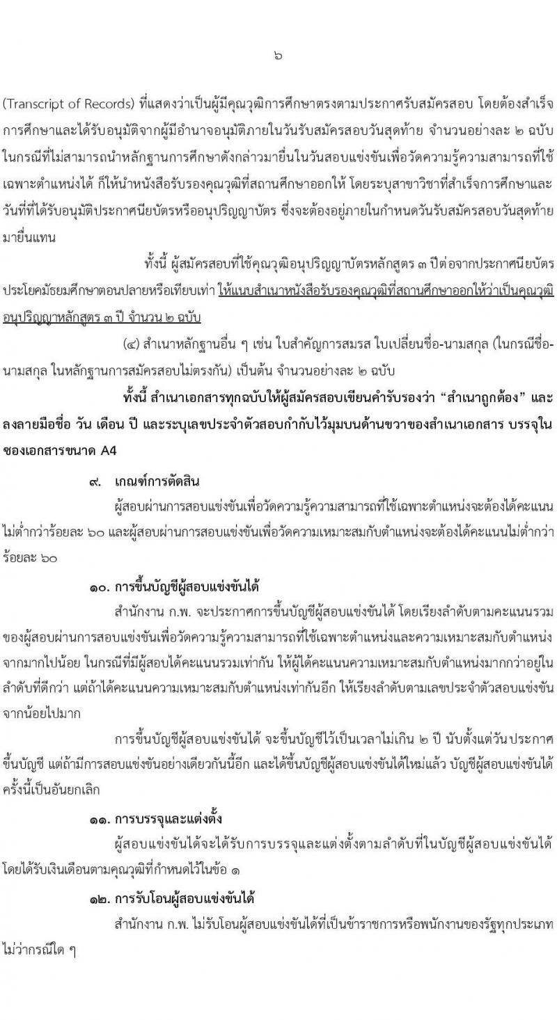 สำนักงานคณะกรรมการข้าราชการพลเรือน (ก.พ.) รับสมัครสอบแข่งขันเพื่อบรรจุบุคคลเข้ารับราชการ ในตำแหน่งเจ้าพนักงานธุรการปฏิบัติงาน จำนวน 20 ตำแหน่ง (วุฒิ ปวส.หรือเทียบเท่า) รับสมัครสอบทางอินเทอร์เน็ตตั้งแต่วันที่ 18 เม.ย. – 10 พ.ค. 2566