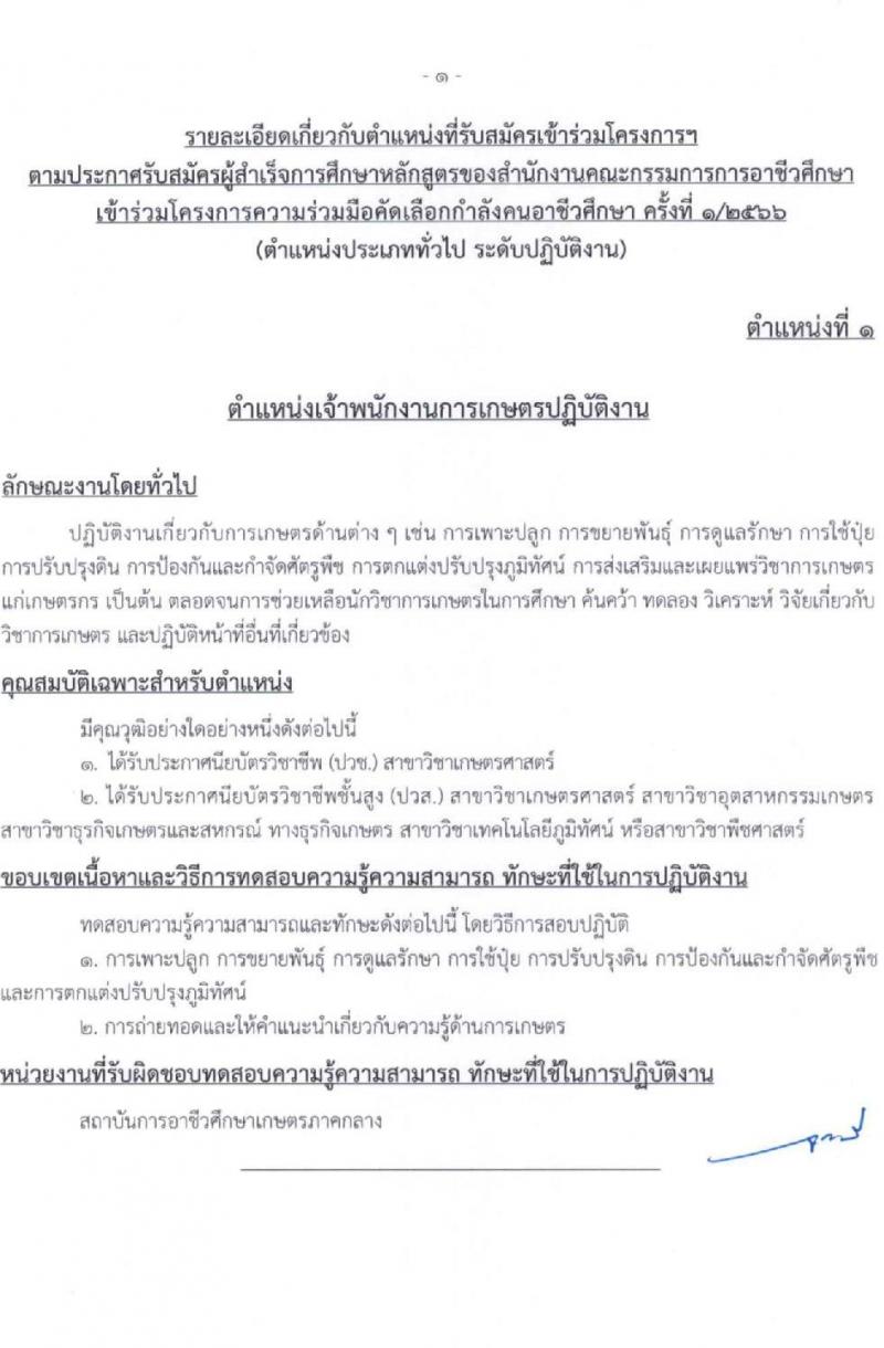 สำนักงานคณะกรรมการข้าราชการกรุงเทพมหานคร รับสมัครผู้สำเร็จการศึกษาหลักสูตรของสำนักงานคณะกรรมการอาชีวศึกษา จำนวน 10 ตำแหน่ง 559 อัตรา (วุฒิ ปวช. ปวส.) รับสมัครสอบทางอินเทอร์เน็ตตั้งแต่วันที่ 12-28 เม.ย. 2566