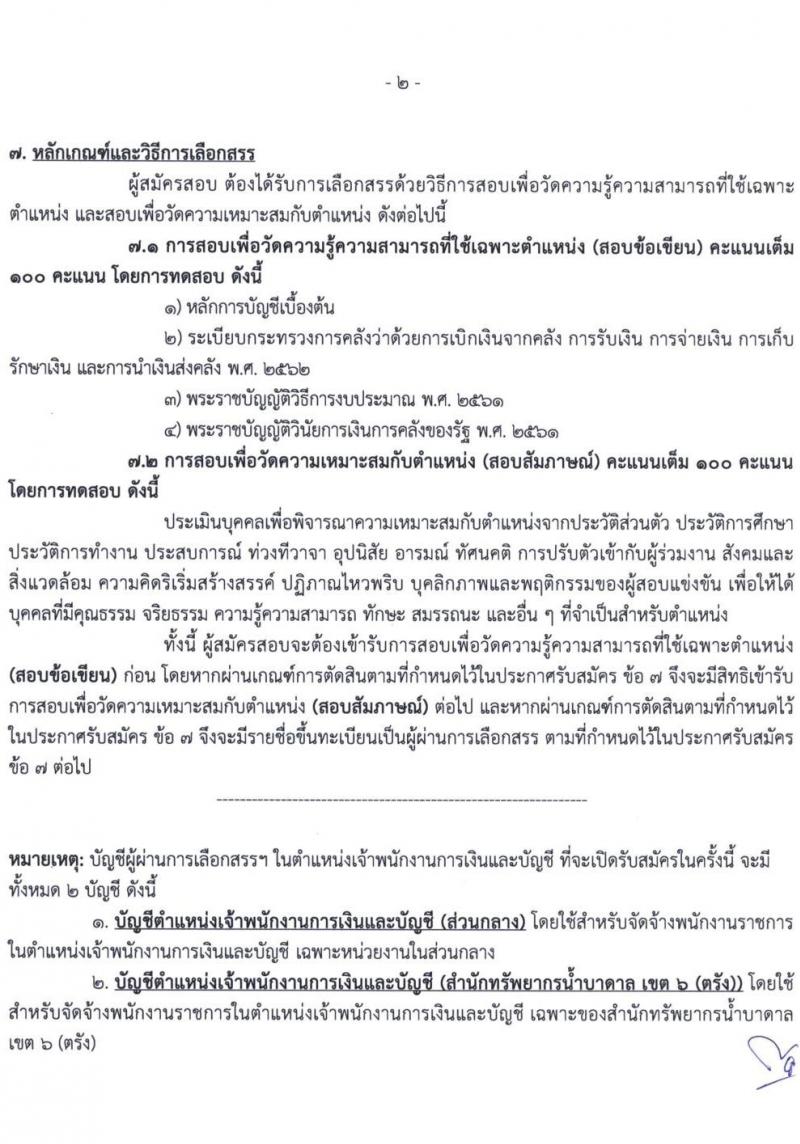 กรมทรัพยากรน้ำบาดาล รับสมัครบุคคลเพื่อเลือกสรรเป็นพนักงานราชการ จำนวน 7 ตำแหน่ง ครั้งแรก 11 อัตรา (วุฒิ ปวส.หรือเทียบเท่า ป.ตรี) รับสมัครสอบทางอินเทอร์เน็ตตั้งแต่วันที่ 1-9 พ.ค. 2566