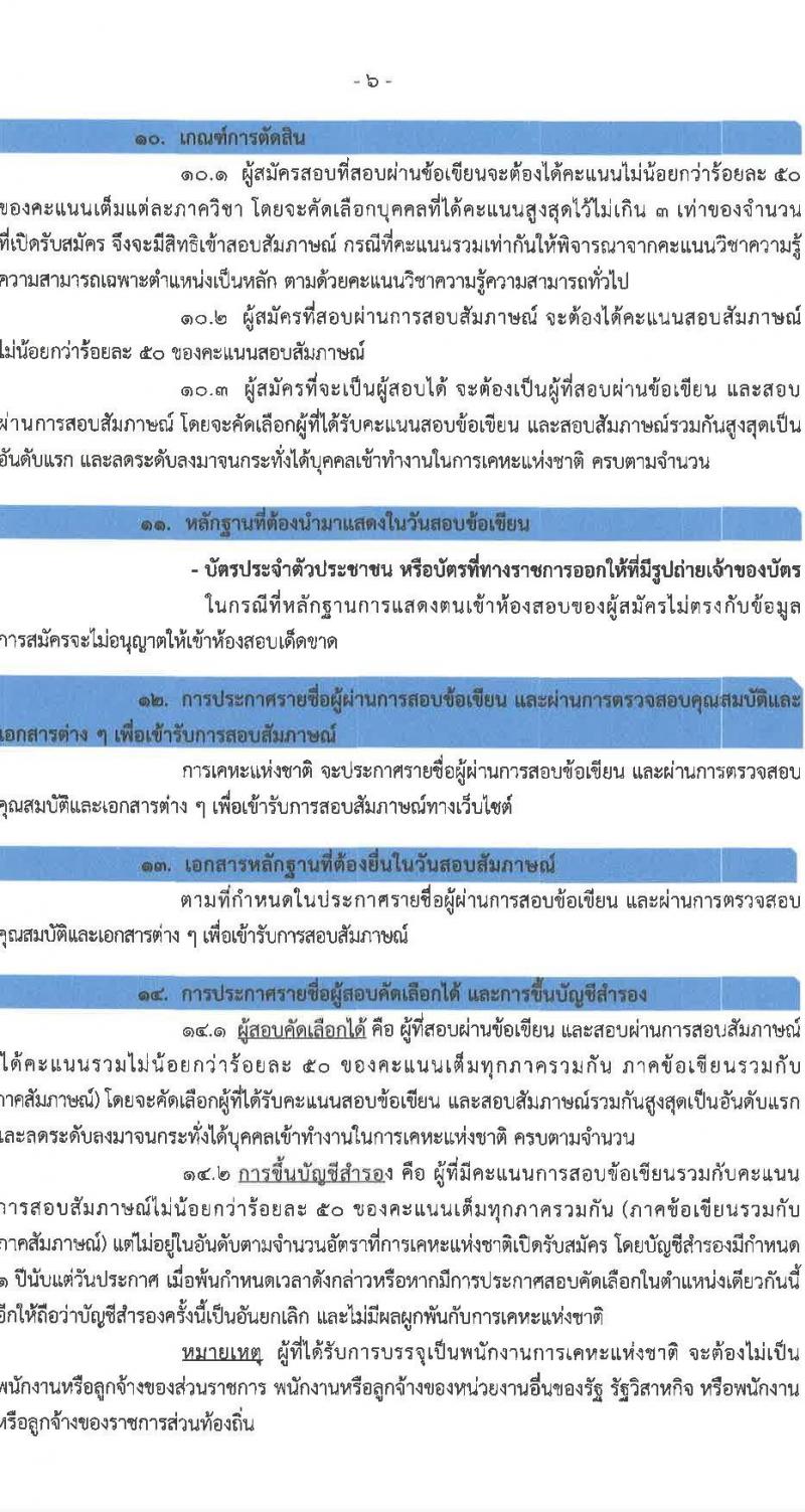 การเคหะแห่งชาติ รับสมัครสอบคัดเลือกบุคคลทั่วไปเพื่อบรรจุเป็นพนักงาน จำนวน 11 ตำแหน่ง ครั้งแรก 18 อัตรา (วุฒิ ป.ตรี) รับสมัครสอบทางอินเทอร์เน็ตตั้งแต่วันที่ 22-31 พ.ค. 2566