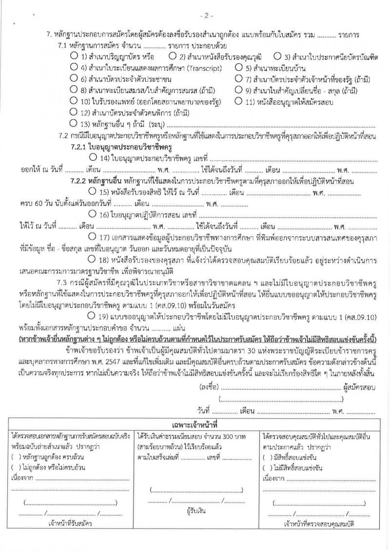 อ.ก.ค.ศ.เขตพื้นที่การศึกษาประถมศึกษาอุดรธานี เขต 4 รับสมัครสอบแข่งขันเพื่อบรรจุและแต่งตั้งบุคคลเข้ารับราชการครูและบุคลากรทางการศึกษา ตำแหน่งครูผู้ช่วย จำนวน 5 กลุ่มวิชาเอก 5 อัตรา (วุฒิ ป.ตรี) รับสมัครสอบตั้งแต่วันที่ 31 พ.ค. – 6 มิ.ย. 2566
