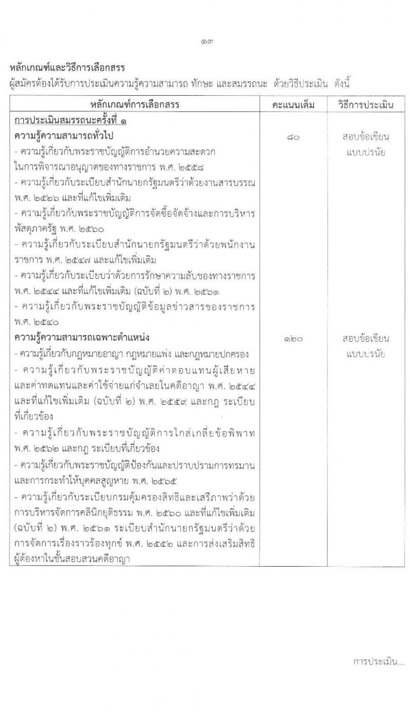 กรมคุ้มครองสิทธิและเสรีภาพ รับสมัครบุคคลเพื่อเลือกสรรเป็นพนักงานราชการทั่วไป จำนวน 2 ตำแหน่ง 2 อัตรา (วุฒิ ป.ตรี) รับสมัครสอบทางอินเทอร์เน็ตตั้งแต่วันที่ 12-22 มิ.ย. 2566