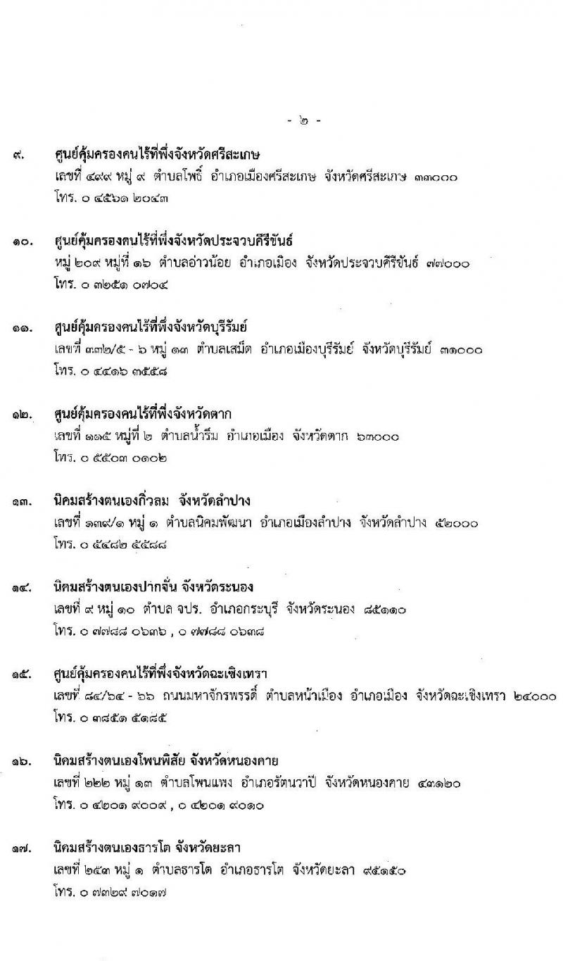 กรมพัฒนาสังคมและสวัสดิการ รับสมัครบุคคลเพื่อเลือกสรรเป็นพนักงานราชการทั่วไป จำนวน 37 ตำแหน่ง ครั้งแรก 39 อัตรา (วุฒิ ม.ต้น ม.ปลาย ปวช. ปวส. ป.ตรี) รับสมัครสอบทางอินเทอร์เน็ตตั้งแต่วันที่ 12-16 มิ.ย. 2566