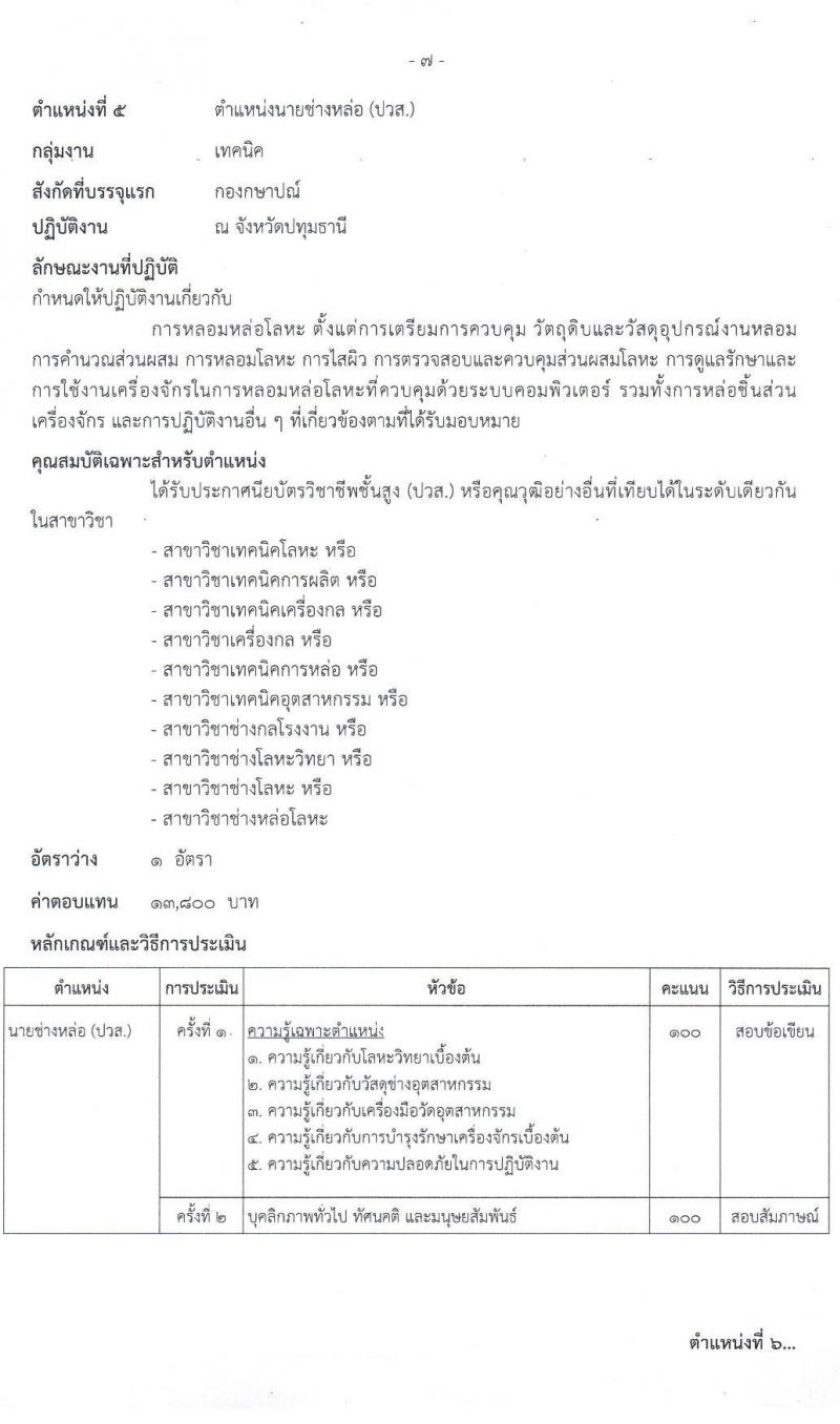 กรมธนารักษ์ รับสมัครบุคคลเพื่อสรรหาและเลือกสรรเป็นพนักงานราชการทั่วไป จำนวน 7 ตำแหน่ง ครั้งแรก 8 อัตรา (วุฒิ ปวช. ปวส. ป.ตรี) รับสมัครสอบทางอินเทอร์เน็ตตั้งแต่วันที่ 15-21 มิ.ย. 2566
