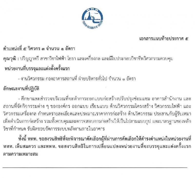 การท่องเที่ยวแห่งประเทศไทย รับสมัครบุคคลเพื่อบรรจุเป็นพนักงานหรือจ้างเป็นลูกจ้าง จำนวน 39 อัตรา (วุฒิ ป.ตรี ป.โท) รับสมัครสอบทางอินเทอร์เน็ตตั้งแต่วันที่ 15-28 มิ.ย. 2566