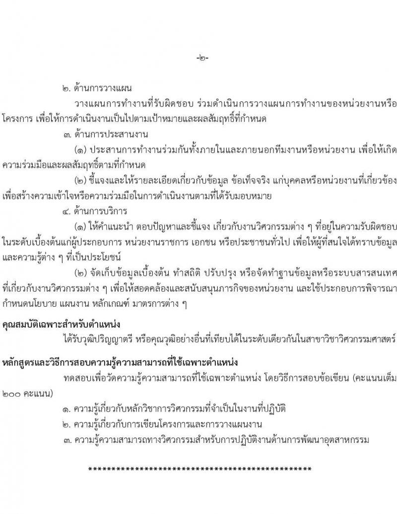 กรมส่งเสริมอุตสาหกรรม รับสมัครสอบแข่งขันเพื่อบรรจุและแต่งตั้งบุคคลเข้ารับราชการ จำนวน 11 ตำแหน่ง ครั้งแรก 43 อัตรา (วุฒิ ปวส.หรือเทียบเท่า ป.ตรี) รับสมัครสอบทางอินเทอร์เน็ตตั้งแต่วันที่ 15 มิ.ย. – 15 ก.ค. 2566
