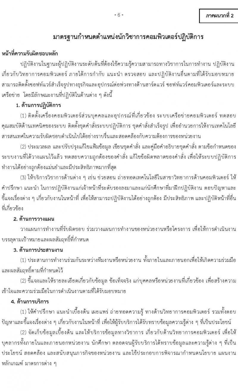 มหาวิทยาลัยธรรมศาสตร์ คณะพาณิชยศาสตร์และการบัญชี รับสมัครพนักงานมหาวิทยาลัย สายสนับสนุนวิชาการในตำแหน่งซึ่งเป็นสาขาและระดับคุณวุฒิที่ขาดแคลน ตำแหน่งนักวิชาการคอมพิวเตอร์ปฏิบัติการ จำนวน 2 อัตรา (วุฒิ ป.ตรี) รับสมัครสอบทางอินเทอร์เน็ตตั้งแต่วันที่ 16 มิ.ย. – 12 ก.ค. 2566