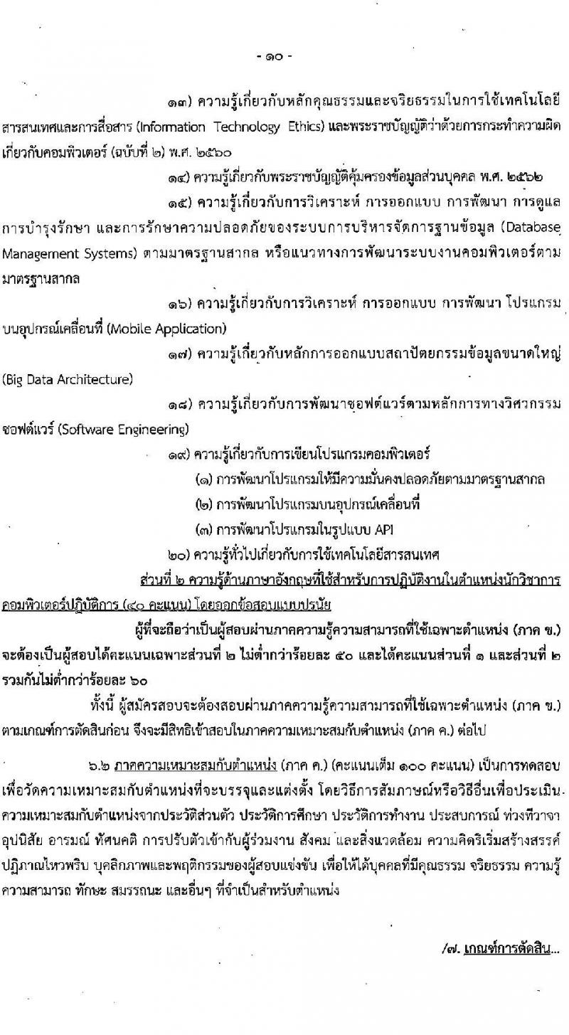 สำนักงานศาลรัฐธรรมนูญ รับสมัครสอบแข่งขันเพื่อบรรจุและแต่งตั้งบุคคลเข้ารับราชการ จำนวน 6 ตำแหน่ง ครั้งแรก 17 อัตรา (วุฒิ ป.ตรี) รับสมัครสอบทางอินเทอร์เน็ตตั้งแต่วันที่ 5-26 ก.ค. 2566