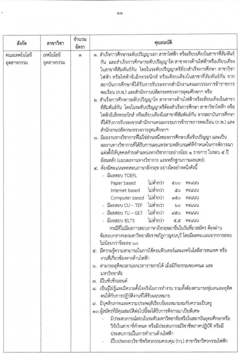 มหาวิทยาลัยราชภัฏกาญจนบุรี รับสมัครสอบแข่งขันเพื่อบรรจุและแต่งตั้งบุคคลเข้าเป็นพนักงานมหาวิทยาลัยสายการสอน จำนวน 8 เอกวิชา 10 อัตรา (วุฒิ ป.โท ป.เอก) รับสมัครสอบด้วยตนเองหรือทางไปรษณีย์ ตั้งแต่วันที่ 27 มิ.ย. – 7 ก.ค. 2566