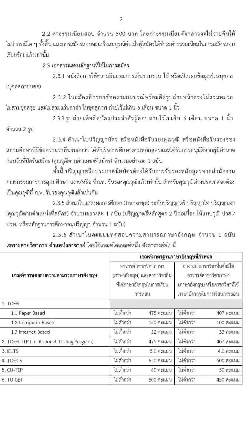 มหาวิทยาลัยเทคโนโลยีราชมงคลสุวรรณภูมิ รับสมัครบุคคลเพื่อสรรหาและเลือกสรรเป็นพนักงานมหาวิทยาลัยสายวิชาการ ครั้งที่ 2/2566 จำนวน 17 อัตรา (วุฒิ ป.โท ป.เอก) รับสมัครสอบตั้งแต่วันที่ 24-31 ก.ค. 2566