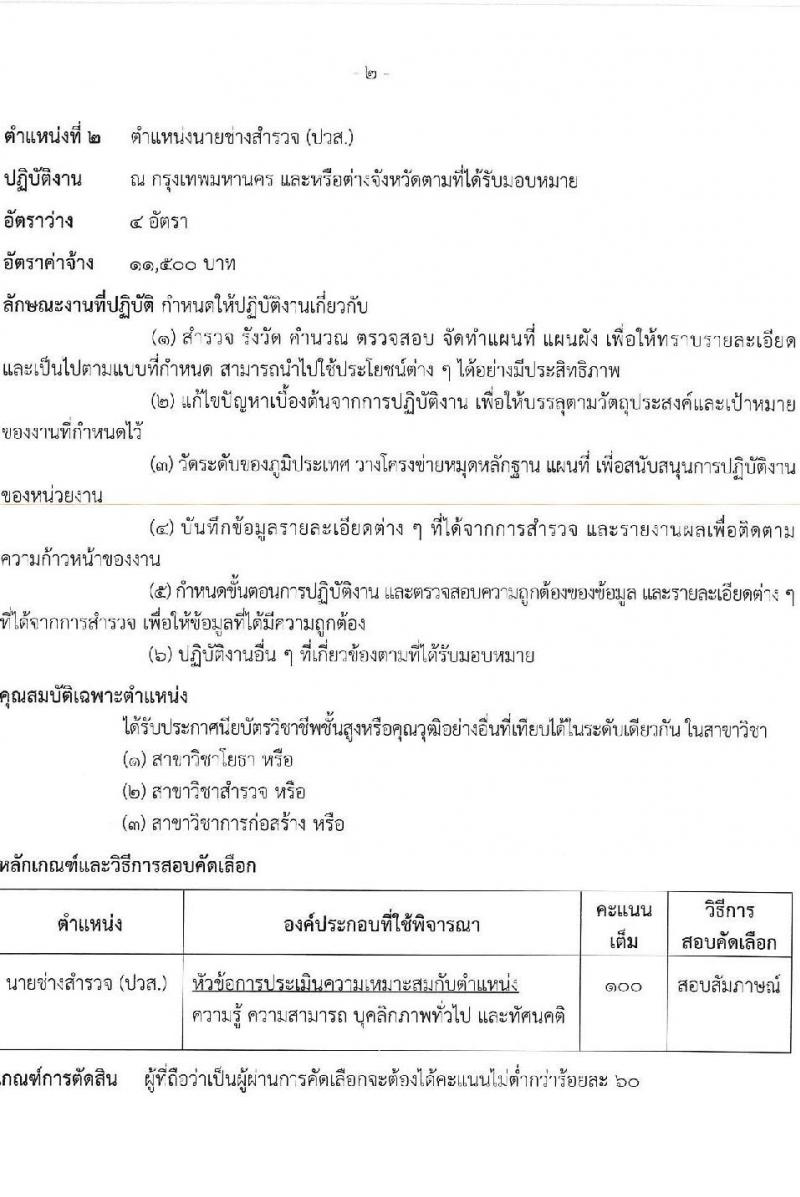 กรมธนารักษ์ รับสมัครบุคคลเพื่อสอบคัดเลือกเป็นลูกจ้างชั่วคราว จำนวน 2 ตำแหน่ง 7 อัตรา (วุฒิ ปวส.) รับสมัครสอบทางอินเทอร์เน็ตตั้งแต่วันที่ 21 ก.ค. – 16 ส.ค. 2566