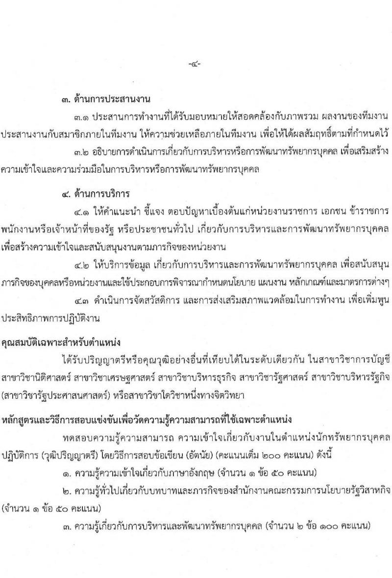 สำนักงานคณะกรรมการนโยบายรัฐวิสาหกิจ รับสมัครสอบแข่งขันเพื่อบรรจุและแต่งตั้งบุคคลเข้ารับราชการ จำนวน 2 ตำแหน่ง ครั้งแรก 2 อัตรา (วุฒิ ป.ตรี) รับสมัครสอบทางอินเทอร์เน็ตตั้งแต่วันที่ 3-24 ส.ค. 2566