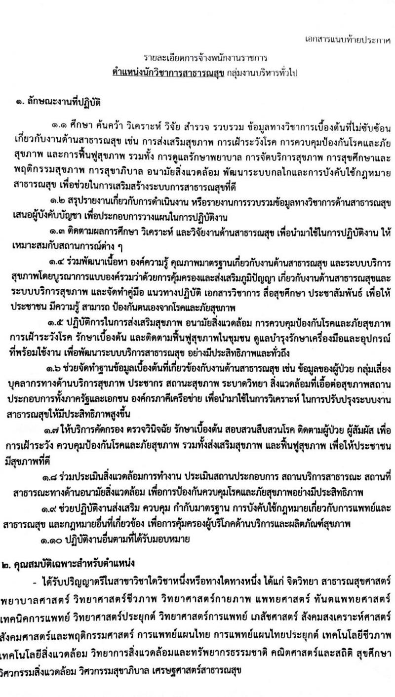 สถาบันจิตเวชศาสตร์สมเด็จเจ้าพระยา รับสมัครบุคคลเพื่อเลือกสรรเป็นพนักงานราชการทั่วไป จำนวน 4 ตำแหน่ง ครั้งแรก 10 อัตรา (วุฒิ ป.ตรี ป.โท) รับสมัครสอบด้วยตนเองหรือทางอีเมลตั้งแต่วันที่ 14-22 ก.ย. 2566