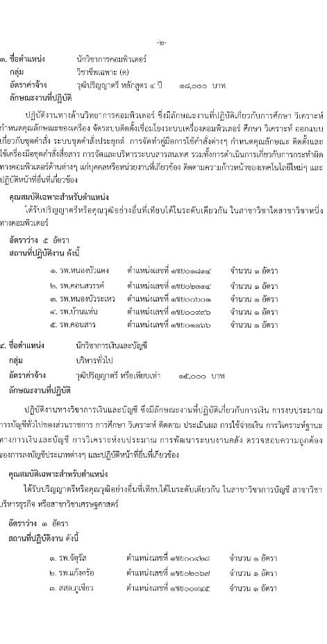 สำนักงานธารณสุขจังหวัดชัยภูมิ รับสมัครบุคคลเพื่อสรรหาและเลือกสรรเป็นพนักงานกระทรวงสาธารณสุขทั่วไป จำนวน 19 ตำแหน่ง 62 อัตรา (วุฒิ ม.ต้น ม.ปลาย ปวช. ปวส. ป.ตรี) รับสมัครสอบตั้งแต่วันที่ 12-18 ก.ย. 2566