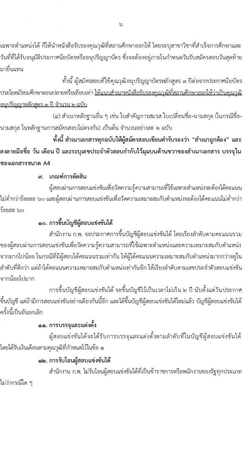 สำนักงานคณะกรรมการข้าราชการพลเรือน (ก.พ.) รับสมัครสอบแข่งขันเพื่อบรรจุและแต่งตั้งบุคคลเข้ารับราชการในตำแหน่งเจ้าพนักงานธุรการปฏิบัติ จำนวนครั้งแรก 32 อัตรา (วุฒิ ปวส.หรือเทียบเท่า) รับสมัครสอบทางอินเทอร์เน็ตตั้งแต่วันที่ 11-2 พ.ย. 2566