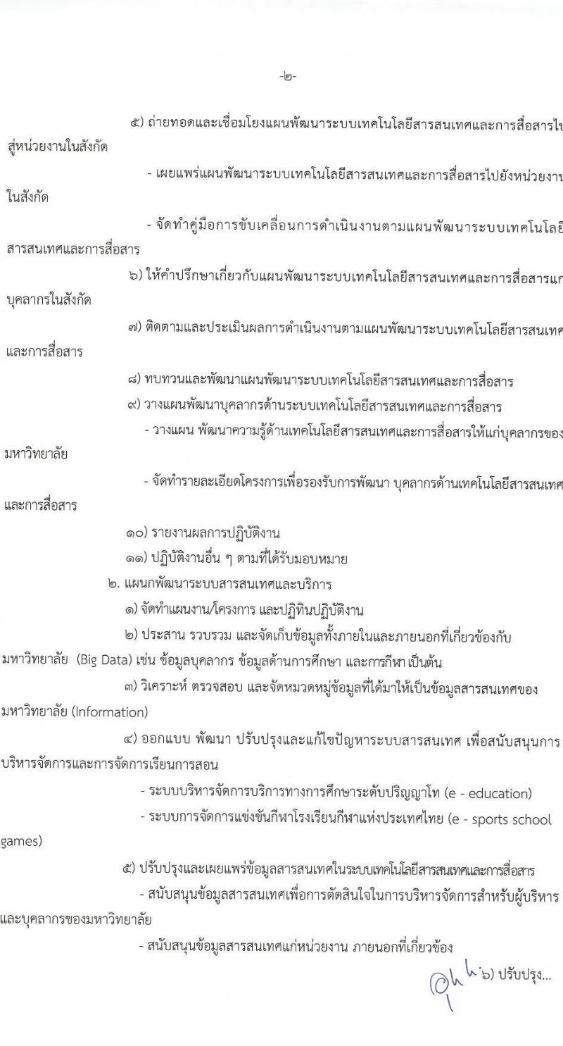 มหาวิทยาลัยการกีฬาแห่งชาติ รับสมัครบุคคลเพื่อเลือกสรรเป็นพนักงานจ้างเหมาเอกชน จำนวน 5 ตำแหน่ง 11 อัตรา (วุฒิ ป.ตรี) รับสมัครสอบตั้งแต่วันที่ 24 ก.ย. 2566 เป็นต้นไป