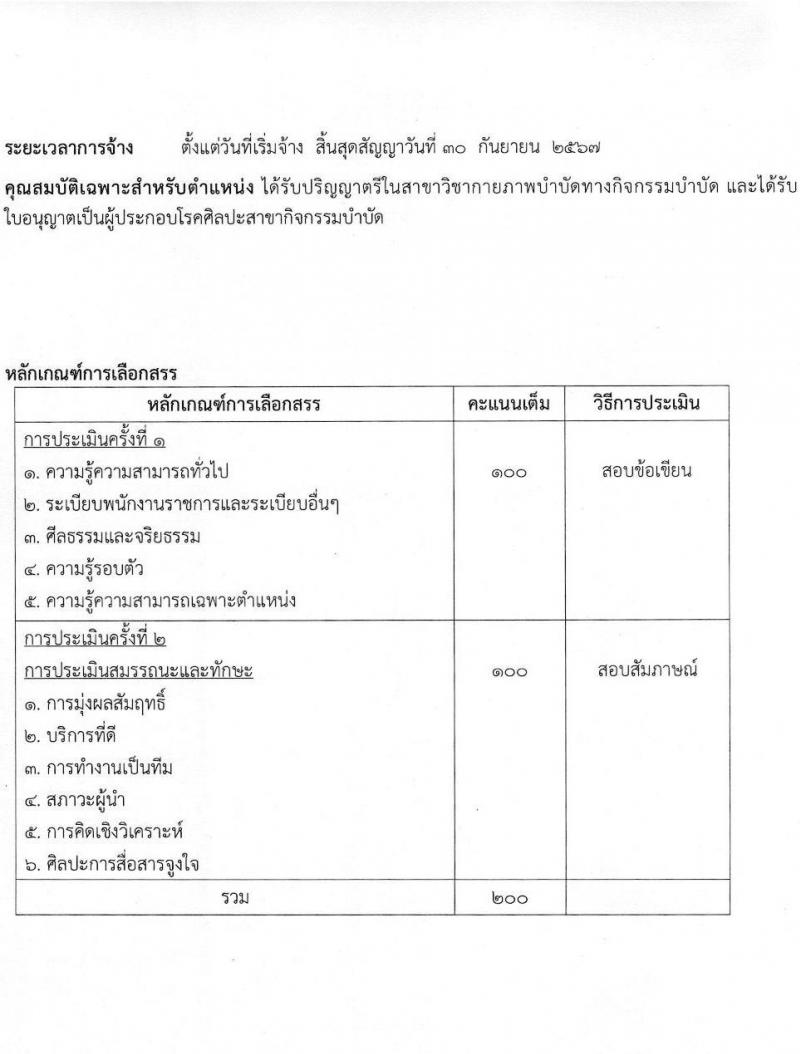 กรมสุขภาพจิต โรงพยาบาลศรีธัญญา รับสมัครบุคคลเพื่อเลือกสรรเป็นพนักงานราชการทั่วไป จำนวน 6 ตำแหน่ง ครั้งแรก 6 อัตรา (วุฒิ ป.ตรี) รับสมัครสอบตั้งแต่วันที่ 1-20 พ.ย. 2566