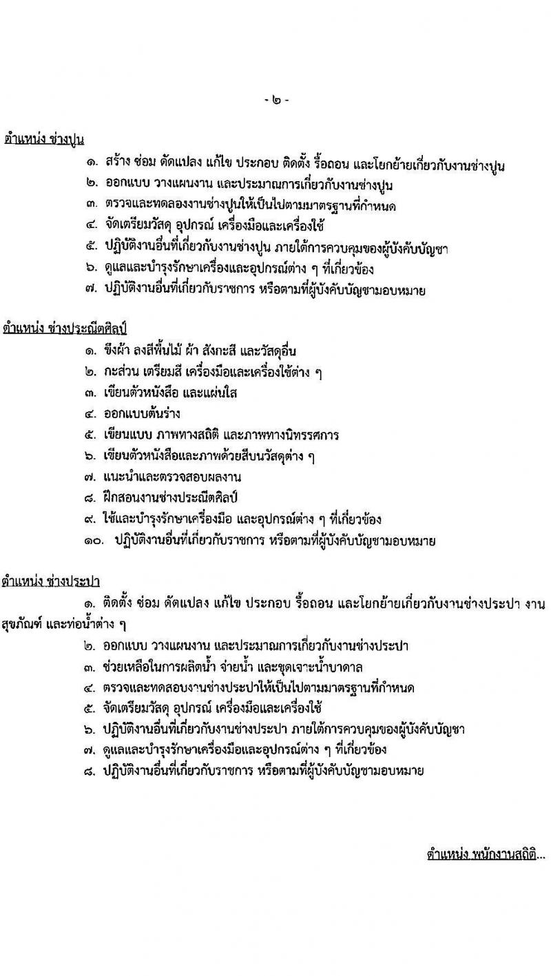 กรมพลาธิการทหารอากาศ รับสมัครบุคคลเพื่อเลือกสรรเป็นพนักงานราชการทั่วไป จำนวน 11 ตำแหน่ง ครั้งแรก 27 อัตรา (วุฒิ ม.ต้น ม.ปลาย ปวช.) รับสมัครสอบตั้งแต่วันที่ 1-15 พ.ย. 2566