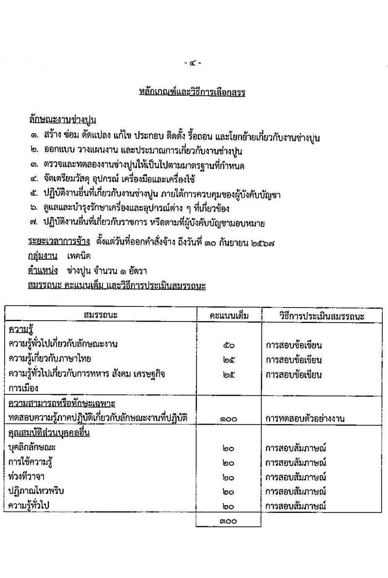 กรมพลาธิการทหารอากาศ รับสมัครบุคคลเพื่อเลือกสรรเป็นพนักงานราชการทั่วไป จำนวน 11 ตำแหน่ง ครั้งแรก 27 อัตรา (วุฒิ ม.ต้น ม.ปลาย ปวช.) รับสมัครสอบตั้งแต่วันที่ 1-15 พ.ย. 2566