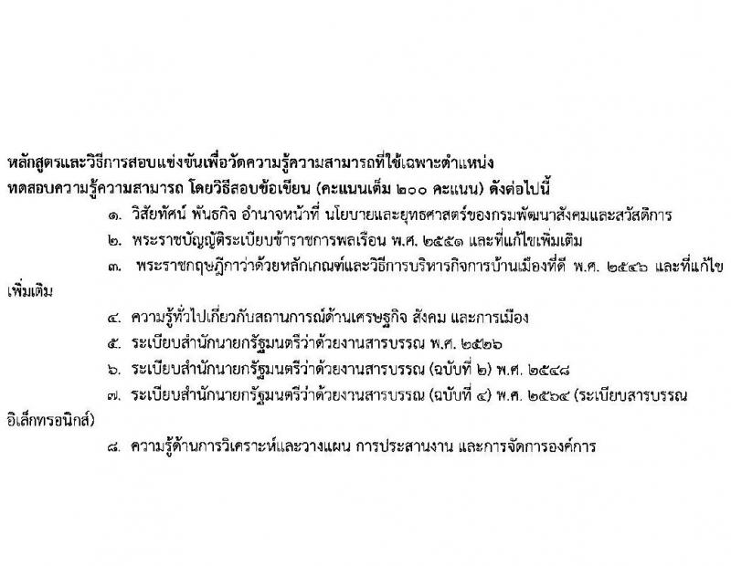 กรมพัฒนาสังคมและสวัสดิการ รับสมัครสอบแข่งขันเพื่อบรรจุและแต่งตั้งบุคคลเข้ารับราชการ จำนวน จำนวน 9 ตำแหน่ง 69 อัตรา (วุฒิ ปวส. ป.ตรี) รับสมัครสอบทางอินเทอร์เน็ตตั้งแต่วันที่ 6-24 พ.ย. 2566
