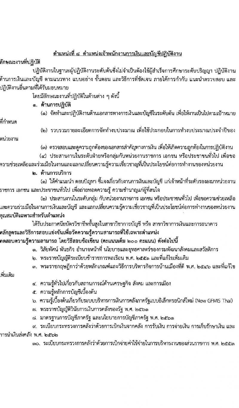 กรมพัฒนาสังคมและสวัสดิการ รับสมัครสอบแข่งขันเพื่อบรรจุและแต่งตั้งบุคคลเข้ารับราชการ จำนวน จำนวน 9 ตำแหน่ง 69 อัตรา (วุฒิ ปวส. ป.ตรี) รับสมัครสอบทางอินเทอร์เน็ตตั้งแต่วันที่ 6-24 พ.ย. 2566