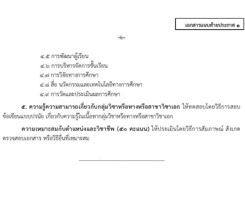 สำนักงานเขตพื้นที่ประถมศึกษาอุดรธานี เขต 2 รับสมัครบุคคลเพื่อเลือกสรรเป็นพนักงานราชการทั่วไป ตำแหน่งครูผู้สอน จำนวน 13 อัตรา (วุฒิ ป.ตรี) รับสมัครสอบตั้งแต่วันที่ 20-26 พ.ย. 2566