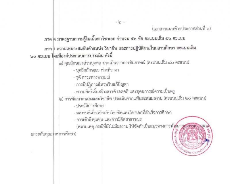 สำนักงานเขตพื้นที่การศึกษาประถมศึกษานครสวรรค์ เขต 1 รับสมัครบุคคลเพื่อเลือกสรรเป็นพนักงานราชการ ตำแหน่ง ครูผู้สอน จำนวน 11 อัตรา (วุฒิ ป.ตรี) รับสมัครสอบตั้งแต่วันที่ 27 พ.ย. – 1 ธ.ค. 2566