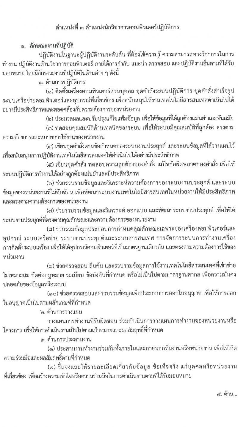 กรมการแพทย์แผนไทยและการแพทย์ทางเลือก รับสมัครสอบแข่งขันเพื่อบรรจุและแต่งตั้งบุคคลเข้ารับราชการ จำนวน 4 ตำแหน่ง ครั้งแรก 4 อัตรา (วุฒิ ป.ตรี) รับสมัครสอบทางอินเทอร์เน็ตตั้งแต่วันที่ 8 ธ.ค. – 2 ม.ค. 2566