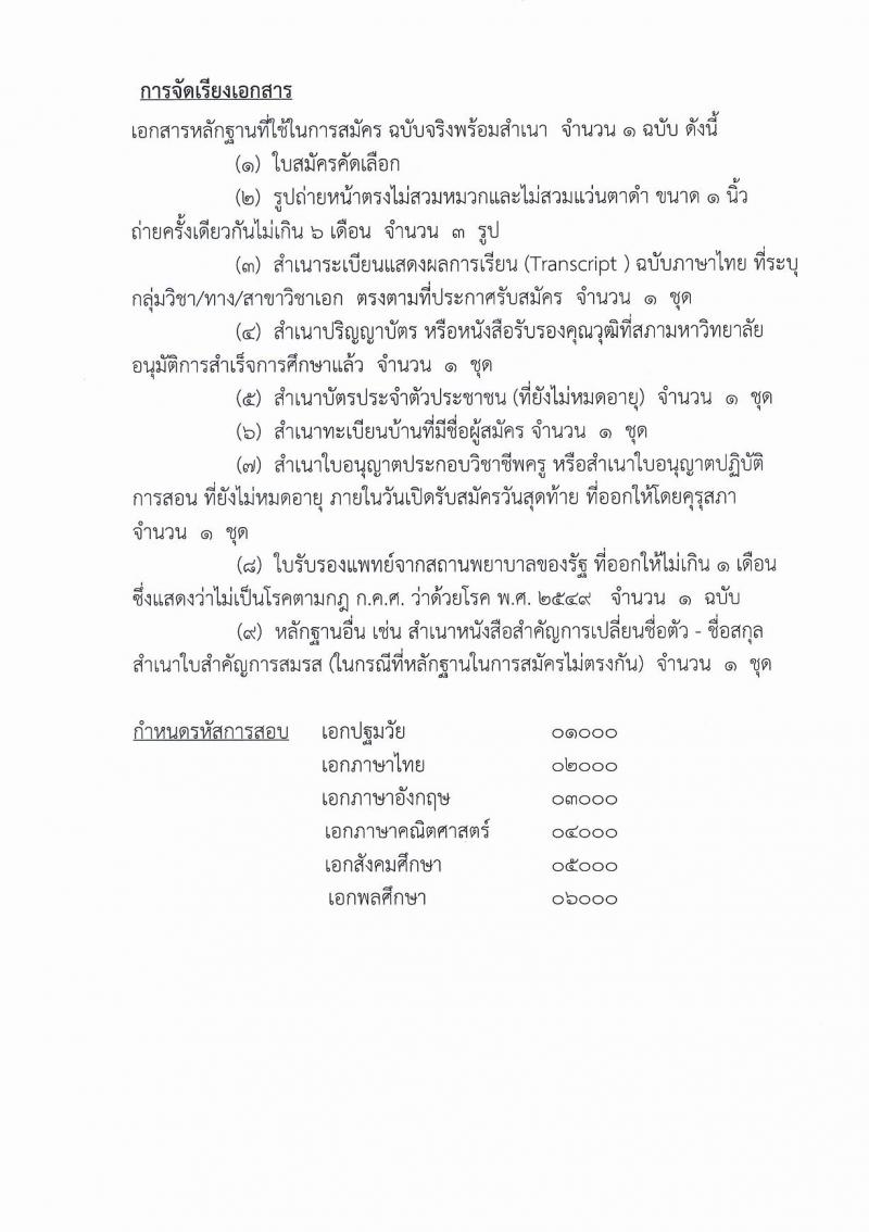 สำนักงานเขตพื้นที่การศึกษาประถมศึกษามหาสารคาม เขต 1 รับสมัครบุคคลเพื่อสรรหาและเลือกสรรเป็นพนักงานราชการทั่วไป ตำแหน่งครูผู้สอน จำนวน 6 อัตรา (วุฒิ ป.ตรี) รับสมัครสอบตั้งแต่วันที่ 5-11 ธ.ค. 2566