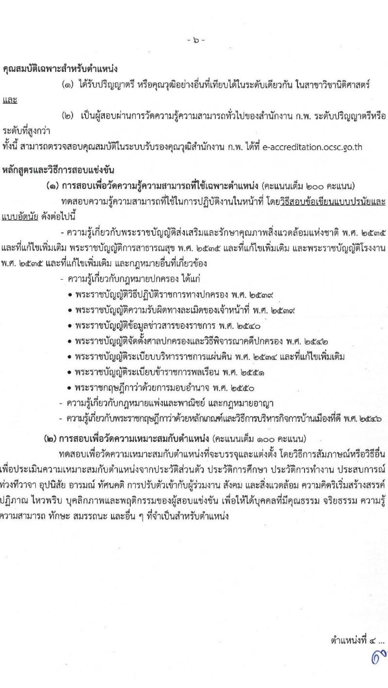 กรมควบคุมมลพิษ รับสมัครสอบแข่งขันเพื่อบรรจุและแต่งตั้งบุคคลเข้ารับราชการ จำนวน 8 ตำแหน่ง ครั้งแรก 29 อัตรา (วุฒิ ปวส.หรือเทียบเท่า ป.ตรี) รับสมัครสอบทางอินเทอร์เน็ตตั้งแต่วันที่ 13 ธ.ค. 2566 – 4 ม.ค. 2567