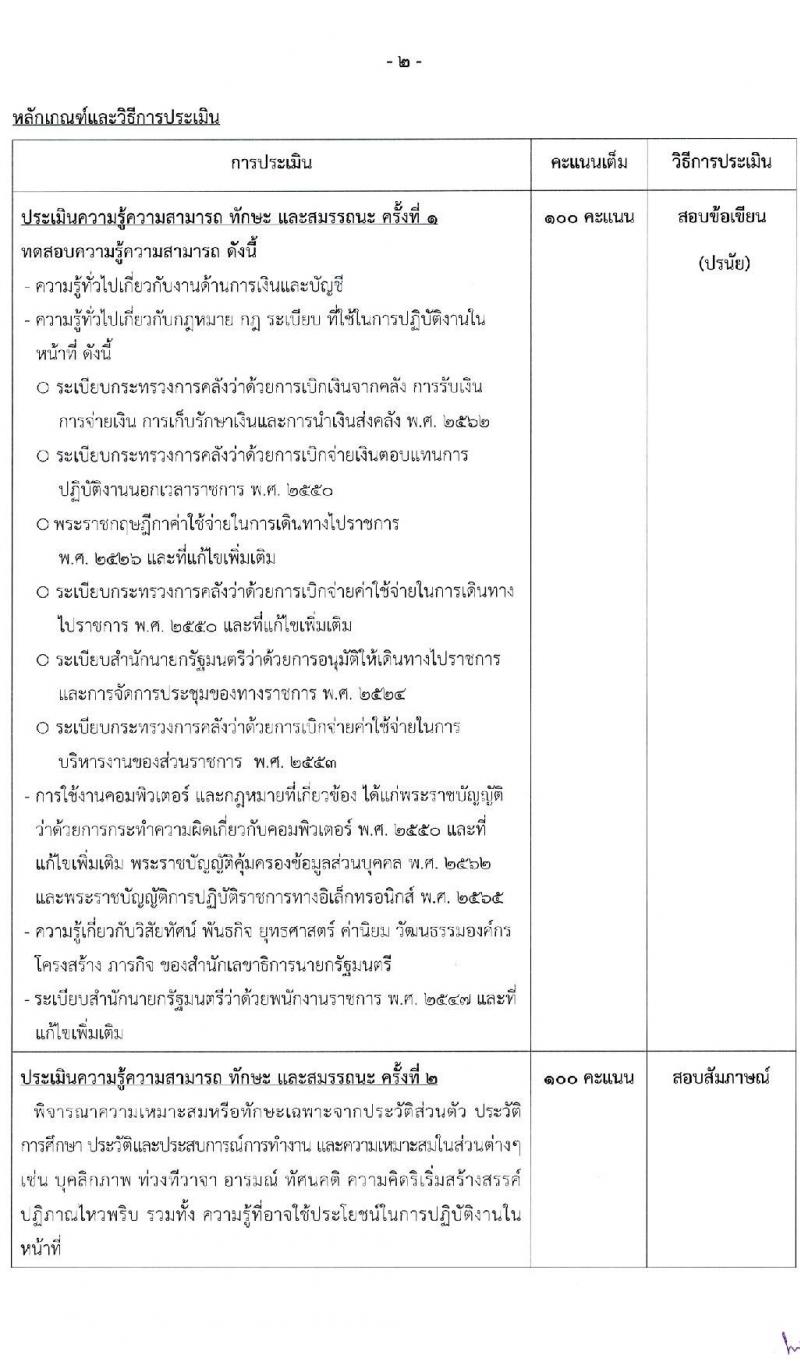 สำนักเลขาธิการนายกรัฐมนตรี รับสมัครบุคคลเพื่อเลือกสรรเป็นพนักงานราชการทั่วไป จำนวน 3 ตำแหน่ง ครั้งแรก 3 อัตรา (วุฒิ ปวส.) รับสมัครสอบทางอินเทอร์เน็ตตั้งแต่วันที่ 12-26 ธ.ค. 2566