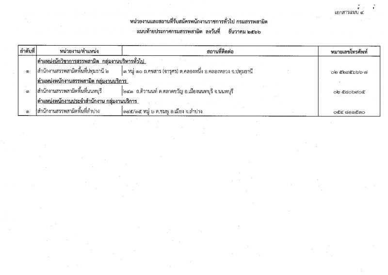 กรมสรรพสามิต รับสมัครบุคคลเพื่อเลือกสรรเป็นพนักงานราชการ จำนวน 3 ตำแหน่ง ครั้งแรก  (วุฒิ ปวช. ปวท. ปวส. ป.ตรี ป.โท) รับสมัครสอบด้วยตนเอง ตั้งแต่วันที่ 8-12 ม.ค. 2567 หน้าที่ 10