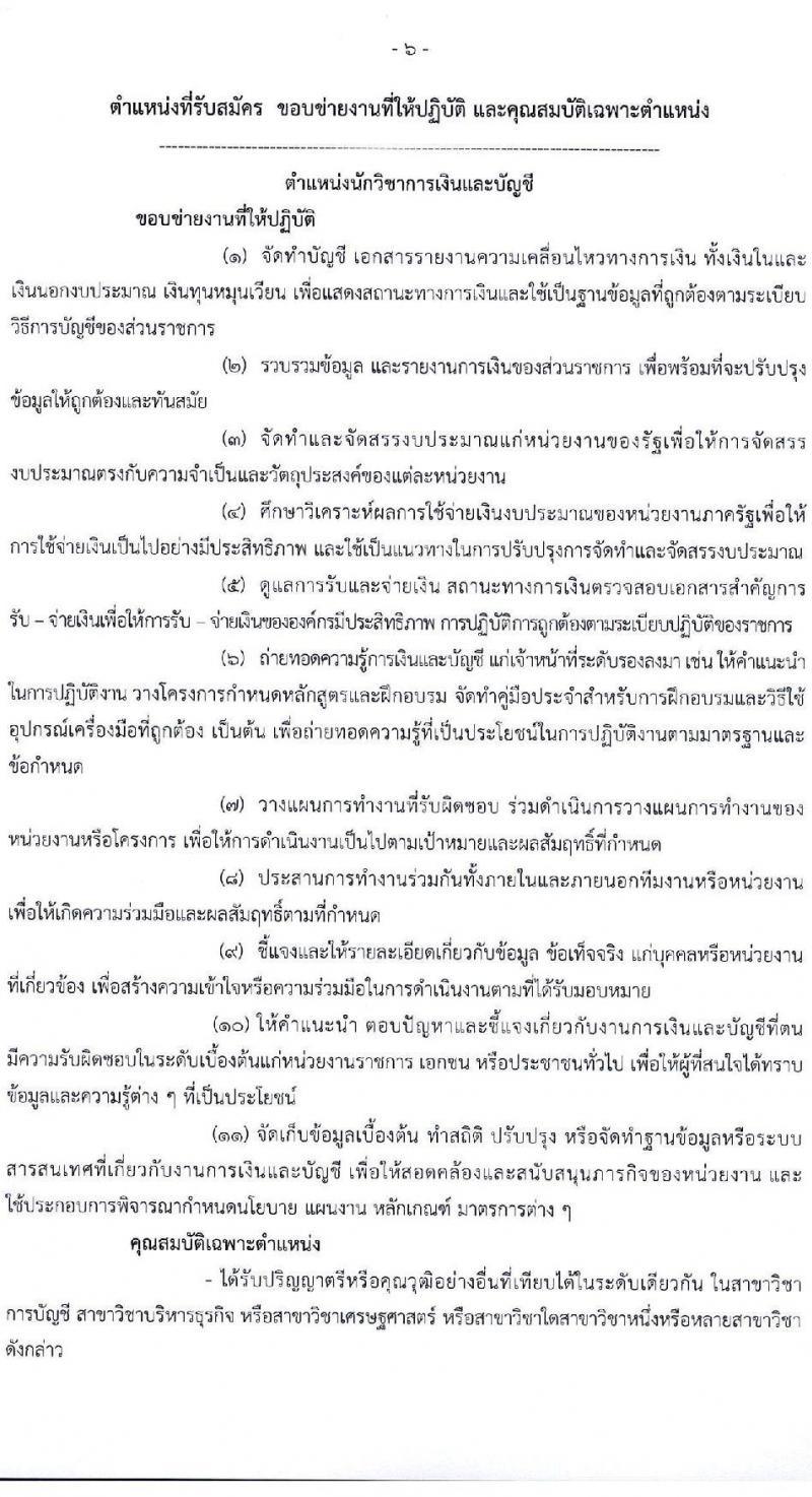 สำนักงานป้องกันและปราบปรามการฟอกเงิน รับสมัครคัดเลือกบุคคลเพื่อเป็นลูกจ้างชั่วคราว จำนวน 5 ตำแหน่ง ครั้งแรก 24 อัตรา (วุฒิ ปวช. ปวส. ป.ตรี) รับสมัครสอบทางอินเทอร์เน็ต ตั้งแต่วันที่ 26 ธ.ค. 2566 - 5 ม.ค. 2567 หน้าที่ 6