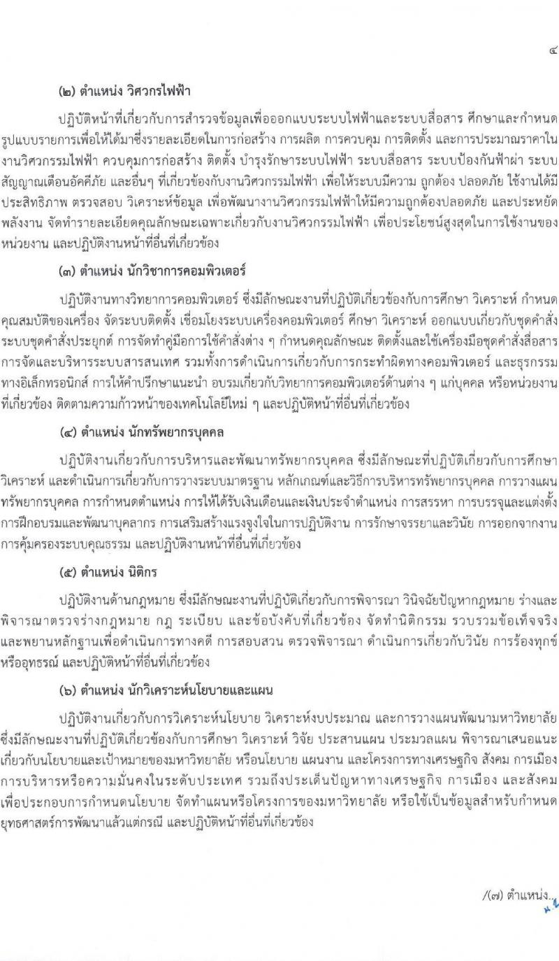 มหาวิทยาลัยมหามกุฏราชวิทยาลัย รับสมัครสรรหาและเลือกสรรบุคคลเพื่อจ้างเป็นบุคลากรมหาวิทยาลัย จำนวน 42 อัตรา (วุฒิ ป.ตรี) รับสมัครสอบทางไปรษณีย์ ตั้งแต่วันที่ 13 ธ.ค. 2566 - 9 ม.ค. 2567 หน้าที่ 10