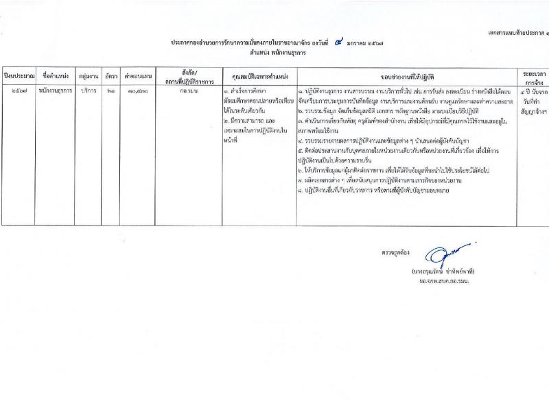 กองอำนวยการรักษาความมั่นคงภายในราชอาณาจักร (กอรม.) รับสมัครบุคคลเพื่อเลือกสรรเป็นพนักงานราชการ จำนวน 2 ตำแหน่ง 24 อัตรา (วุฒิ ม.ปลาย ปวช.) รับสมัครสอบทางอินเทอร์เน็ต ตั้งแต่วันที่ 15-*31 ม.ค. 2567 หน้าที่ 6