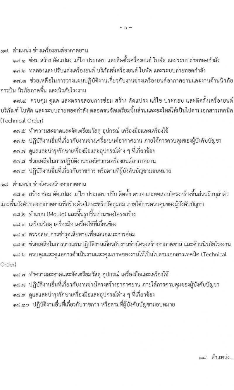 กรมช่างทหารอากาศ รับสมัครบุคคลเพื่อเลือกสรรเป็นพนักงานราชการ จำนวน 96 อัตรา (วุฒิ ม.ต้น ม.ปลาย ปวช.) รับสมัครสอบทางอินเทอร์เน็ต ตั้งแต่วันที่ 9-17 ม.ค. 2567 หน้าที่ 14