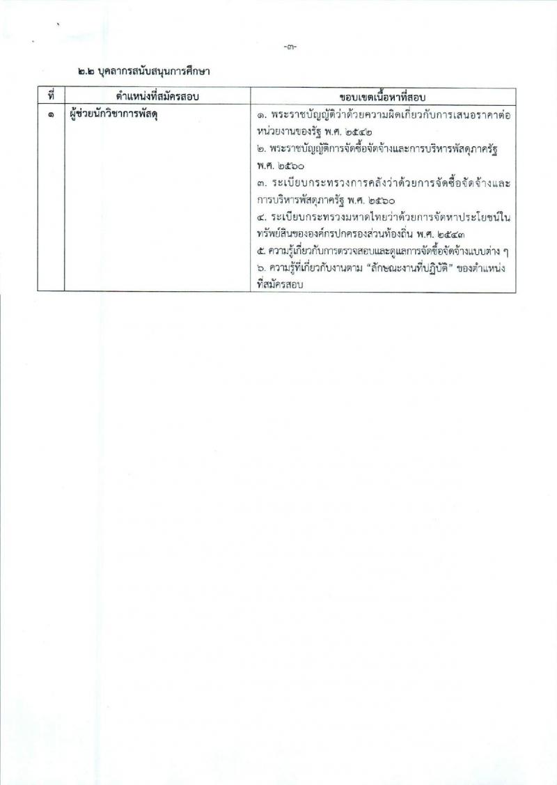 องค์การบริหารส่วนจังหวัดพระนครศรีอยุธยา รับสมัครสรรหาและเลือกสรรบุคคลเพื่อจ้างเป็นพนักงานจ้าง 2 ตำแหน่ง 26 อัตรา (วุฒิ ป.ตรี) รับสมัครสอบทางอินเทอร์เน็ต ตั้งแต่วันที่ 9-17 ม.ค. 2567 หน้าที่ 17