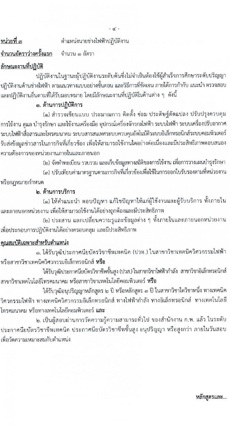 กรมวิชาการเกษตร รับสมัครสอบแข่งขันเพื่อบรรจุและแต่งตั้งบุคคลเข้ารับราชการ 3 ตำแหน่ง ครั้งแรก 6 อัตรา (วุฒิ ปวท. ปวส. อนุปริญญา) รับสมัครสอบทางอินเทอร์เน็ต ตั้งแต่วันที่ 15 ก.พ. - 7 มี.ค. 2567 หน้าที่ 10