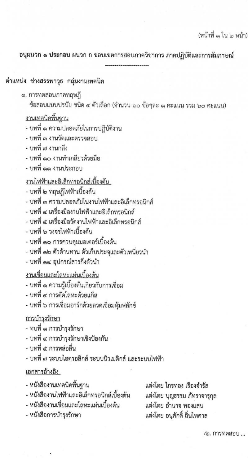 กรมการอุตสาหกรรมทหาร รับสมัครบุคคลเพื่อเลือกสรรเป็นพนักงานราชการ 2 ตำแหน่ง 18 อัตรา (วุฒิ ปวช. ขึ้นไป) รับสมัครสอบด้วยตนเอง ตั้งแต่วันที่ 19 ก.พ. - 15 มี.ค. 2567 หน้าที่ 8