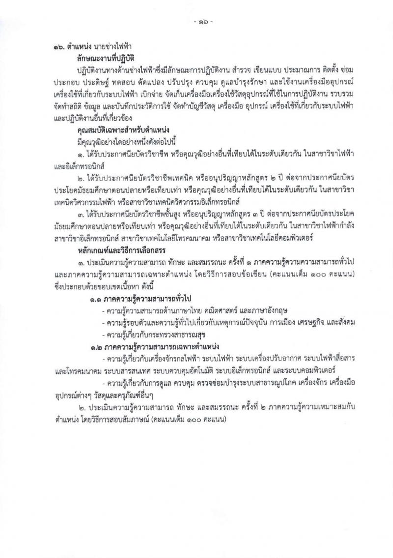 สำนักงานสาธารณสุขจังหวัดเชียงใหม่ รับสมัครบุคคลเพื่อเลือกสรรเป็นพนักงานกระทรวงสาธารณสุขทั่วไป 25 ตำแหน่ง 104 อัตรา (วุฒิ ม.ต้น ม.ปลาย ปวช. ปวส. ป.ตรี) รับสมัครสอบทางอินเทอร์เน็ต ตั้งแต่วันที่ 18-22 มี.ค. 2567 หน้าที่ 24