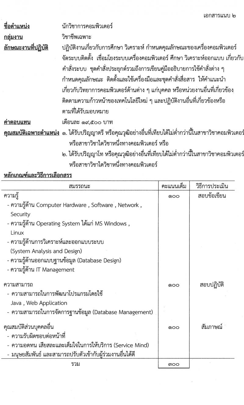 กรมสรรพสามิต รับสมัครบุคคลเพื่อเลือกสรรเป็นพนักงานราชการ 3 ตำแหน่ง 7 อัตรา (วุฒิ ปวช. ปวส. ป.ตรี) รับสมัครสอบด้วยตนเอง ตั้งแต่วันที่ 3-10 เม.ย. 2567 หน้าที่ 6