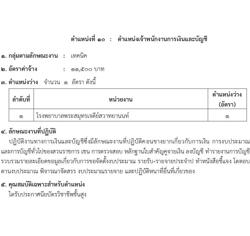 สำนักงานสาธารณสุขสมุทรปราการ รับสมัครบุคคลเพื่อเลือกสรรเป็นพนักงานกระทรวงสาธารณสุขทั่วไป 16 ตำแหน่ง 58 อัตรา (วุฒิ ม.ต้น ม.ปลาย ปวช. ปวส. ป.ตรี) รับสมัครสอบทางอินเทอร์เน็ต ตั้งแต่วันที่ 1-5 เม.ย. 2567 หน้าที่ 15