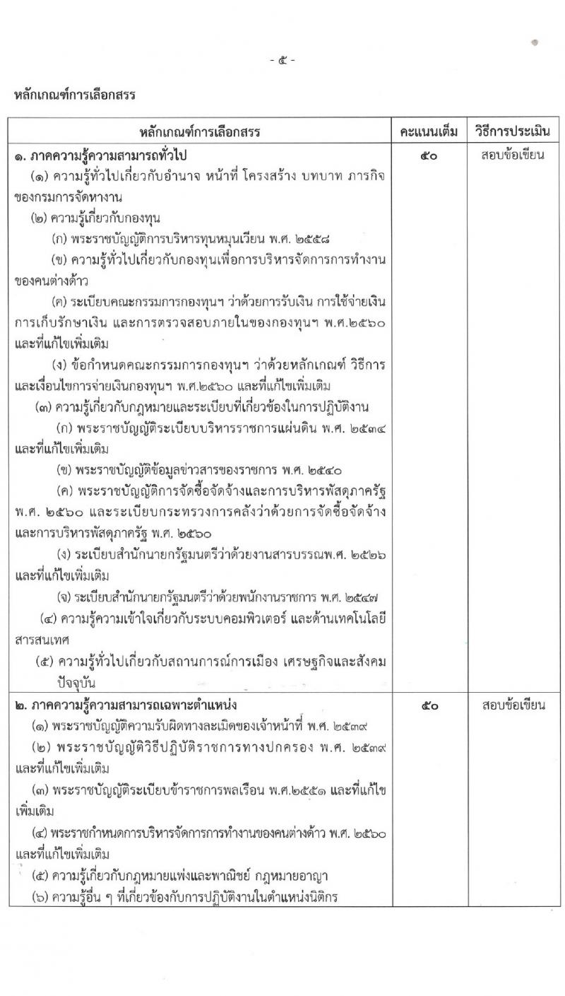 กรมการจัดหางาน รับสมัครบุคคลเพื่อบรรจุและแต่งตั้งเป็นพนักงาน 2 ตำแหน่ง 2 อัตรา (วุฒิ ป.ตรี) รับสมัครสอบทางอินเทอร์เน็ต ตั้งแต่วันที่ 9-18 เม.ย. 2567 หน้าที่ 10