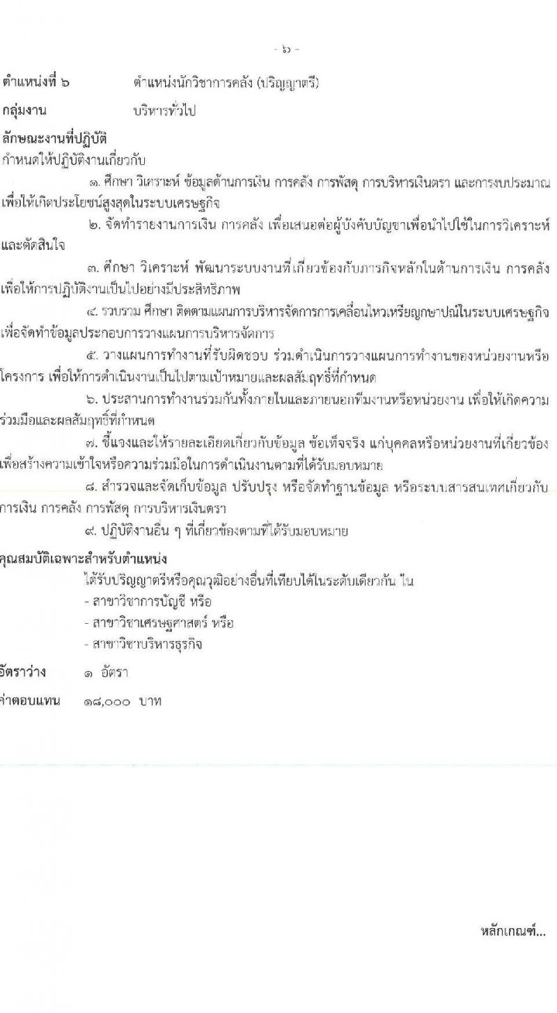 กรมธนารักษ์ รับสมัครบุคคลเพื่อเลือกสรรเป็นพนักงานราชการ 9 ตำแหน่ง 11 อัตรา (วุฒิ ม.3 ปวส. ป.ตรี) รับสมัครสอบทางอินเทอร์เน็ต ตั้งแต่วันที่ 8-15 พ.ค. 2567 หน้าที่ 12