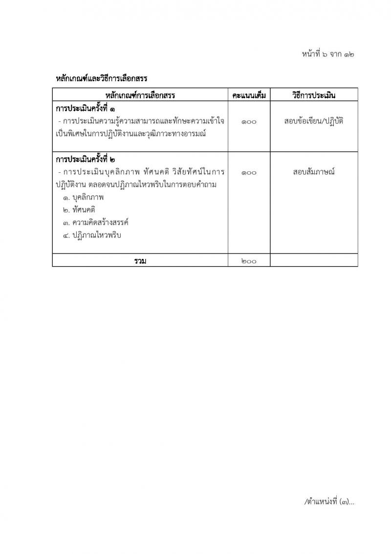 โรงพยาบาลตำรวจ รับสมัครบุคคลเพื่อเลือกสรรเป็นพนักงานราชการ 6 ตำหน่ง 7 อัตรา (วุฒิ ม. 6 ปวข. ป.ตรี ป.โท) รับสมัครสอบด้วยตนเอง ตั้งแต่วันที่ 20-27 พ.ค. 2567 หน้าที่ 12